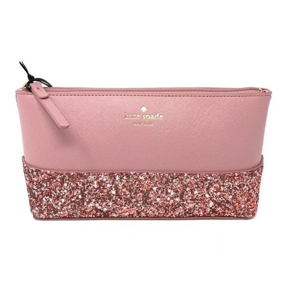 Kate Spade Pink Cosmetic Case Pouch Bag Brand New - Picture 5 of 8